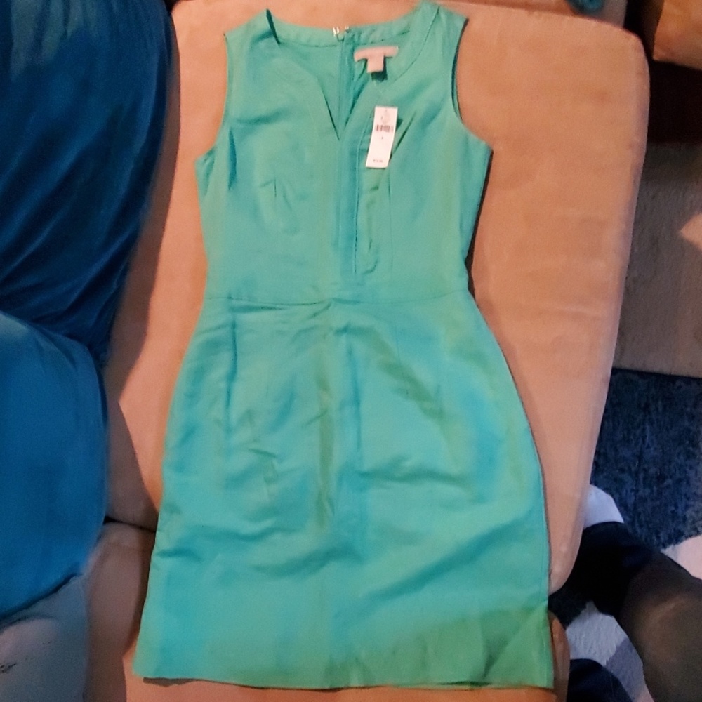 Green Linen dress